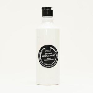 Acrylic Painting: Makr Acrylic Paint, Titanium White