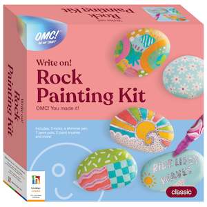 Art Supplies: OMC! Write On! Rock Painting Kit