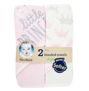 Bathroom: Gerber 2 Terry Hooded Towels