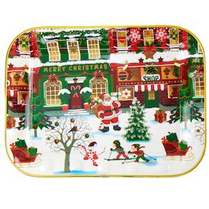 Christmas Plate Plastic- 41x30.4cm