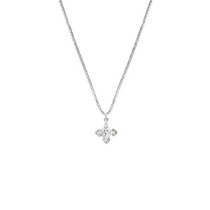 A Dusting of Jewels - Embellishment Necklace  | Platinum