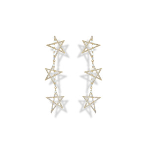 The Chaos Of Stars The Alignment Of Stars: Star Of The Night Earrings | Gold