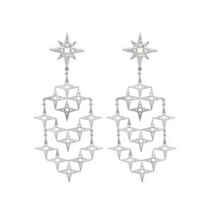 Stardust Earrings | Platinum