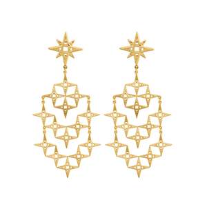 The Chaos Of Stars The Alignment Of Stars: Stardust Earrings | Gold