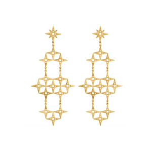 The North Star Earrings | Gold