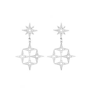 The Chaos Of Stars The Alignment Of Stars: Constellation Earrings | Platinum