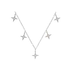 Wedding Edit: Multi Star Necklace| Silver - Coming Soon