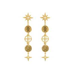 Star Drop Earrings | Gold -  we are back!