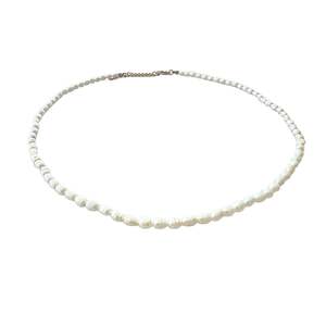 Lustra Pearl Necklace | Gold