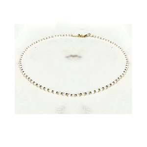 Necklaces: Moonstone Necklace| Gold