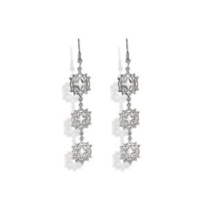 Starseed Mini Multi  Earrings | Platinum