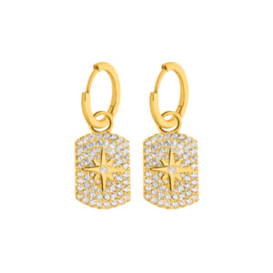 Starseed Collection: Ingot Sleeper Earrings | Gold