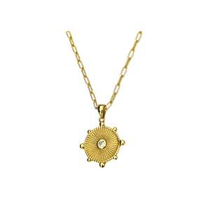 Courage And Grace: Sun Dancer Necklace | Gold Vermeil