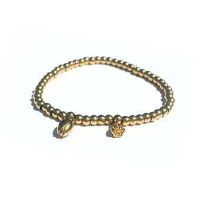 Courage And Grace: Connected Goddess Bracelet | Gold