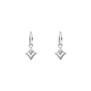 Earrings: Stellada Mini Sleepers  | Silver