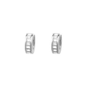 Earrings: Astral Hoops | Silver