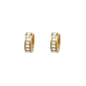 Earrings: Astral Hoops | Gold