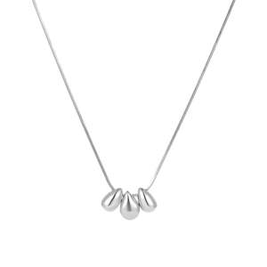 Necklaces: Droplet Necklace| Silver