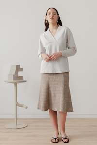 Loclaire: Eveline Skirt - Biscuit