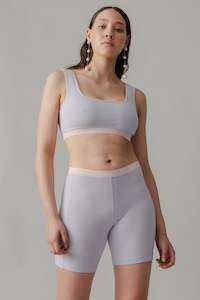 Loclaire: Scallop Bike Short - Marshmallow