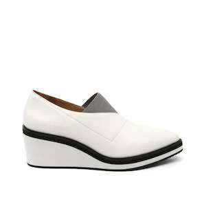 Wrap Mid Wedge Off-White