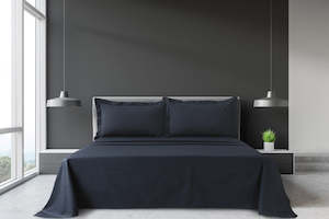 Bed Linen: Grey Super Luxury Percale Sheets