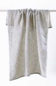 Linen Tea Towel NATURAL LINEN STRIPE 100% Linen – Linen Boutique