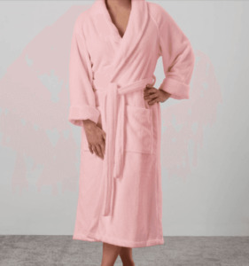 Women's Cosy Robe MANOR BLUSH - Linen Boutique