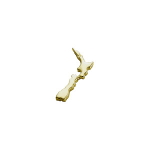 Christmas Gifts: Gold NZ Map - Aotearoa