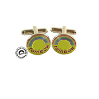all: Rainbow cufflinks