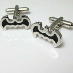 Shaped batman cufflinks