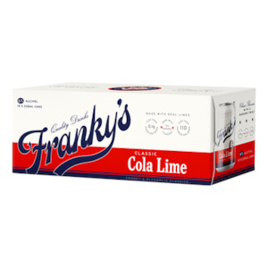 Frankys Classic Cola Lime 6% 330ml (10 Cans)