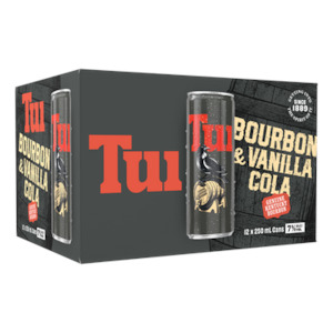 Tui Bourbon Vanilla Cola 7% 250ml (12 Cans)