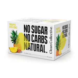 Products: Clean Collective Pineapple with Vodka 5% 250ml (12 Cans)