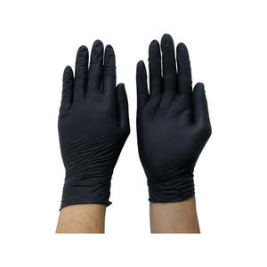 Accessories: Black Nitrile Gloves (Large, box of 100)