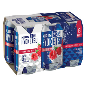 rtd: Kirin Hyoketsu Raspberry 6pk 6% Cans