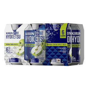 rtd: Kirin Hyoketsu Green Apple 6pk 6% Cans