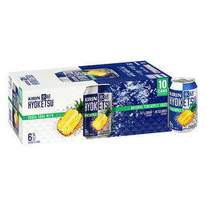 rtd: Kirin Hyoketsu Pineapple 10pk 6% Cans