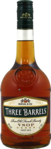 Brandy Cognac: Three Barrels VSOP 1L