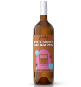 Liqueurs: Saturdays Butterscotch  13.9% 750ml