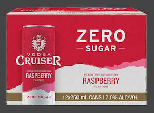 Rtd Ready To Drink: Cruiser Zero Raspberry 12pk Cans