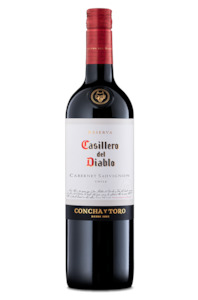 Chile: Concha Casillero Cab Sauv 750ml