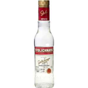 Spirits: Stolichnaya Vodka 200ml