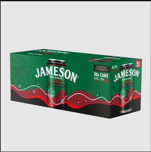 Rtd Ready To Drink: Jameson Cola 4.8% 10pk Cans
