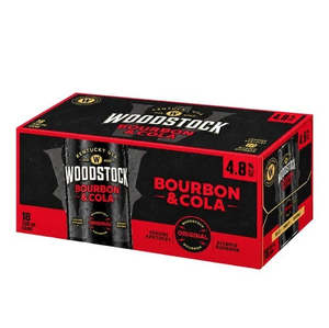 Rtd Ready To Drink: Woodstock 4.8% 18x330C