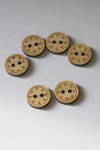 Circles Bamboo Buttons - Small