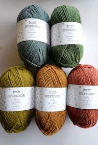 Yarn: Burnt Hill Yarns Splendour 8ply