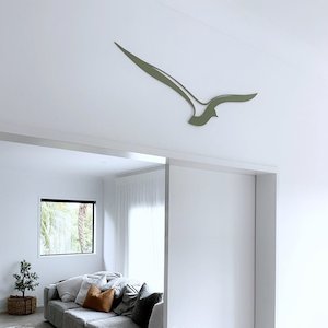 bird in flight wall art | sage