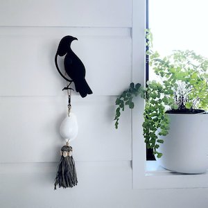 Kereru Outdoor wall hook BLACK