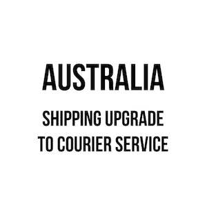 australia shipping upgrade to courier